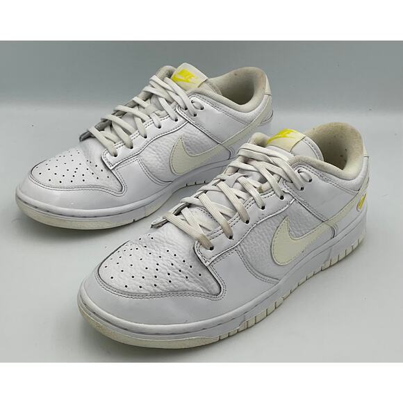 Nike Dunk Low "Valentine's Day" Yellow Heart FD0803-100 Women's Sz 9 #187 - Picture 2 of 8